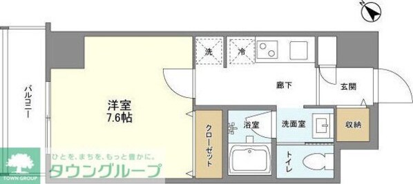 ウェルスクエア中目黒の物件間取画像